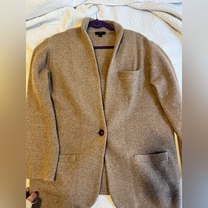 J crew cocoon sweater blazer